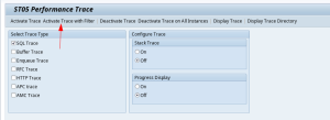 Cómo hacer un trace SQL en SAP - SAPMiN